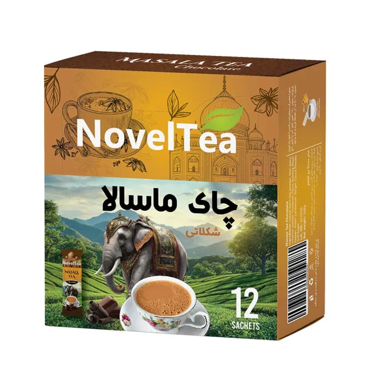 چای ماسالا شکلاتی ناولتی