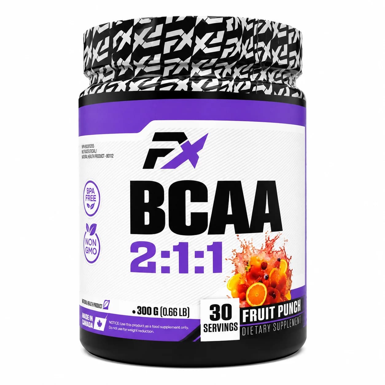 پودر BCAA بسته 300 گرمی برند FX