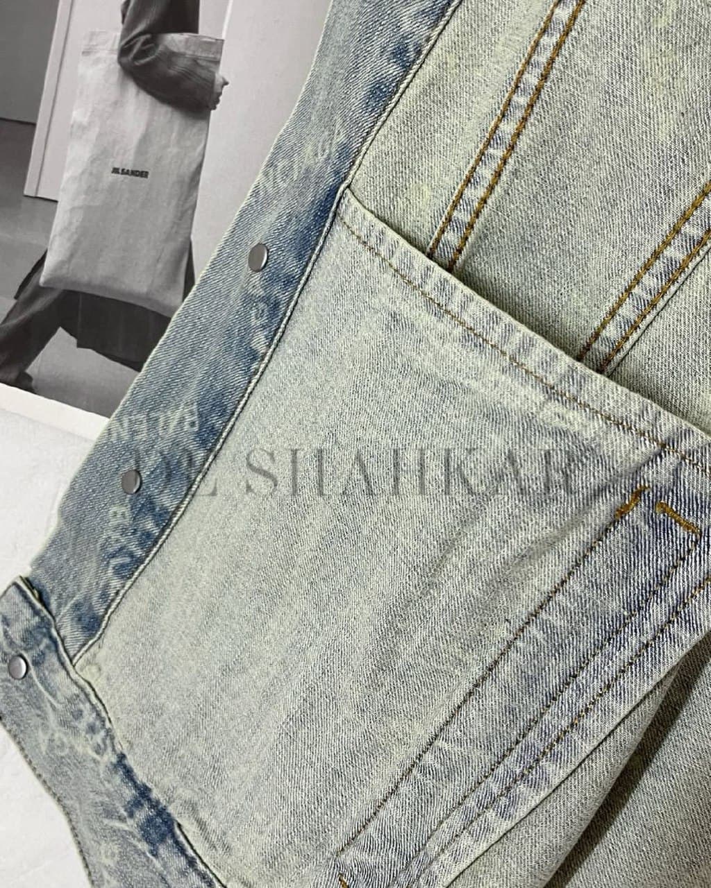 کت جین آبی بالنسیاگا Balenciaga — تصویر ۸