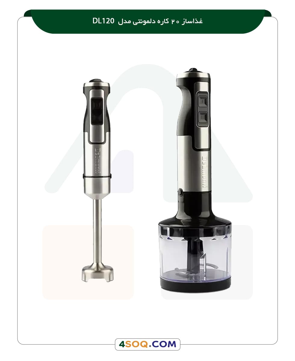 DL 120 گوشتکوب غذاساز 20 کاره — تصویر ۳
