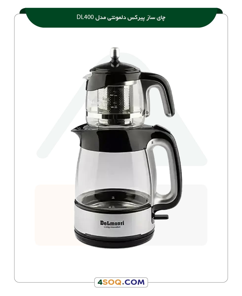 چایساز ایستاده پیرکس دلمونتی DeLmonti DL400 — تصویر ۲
