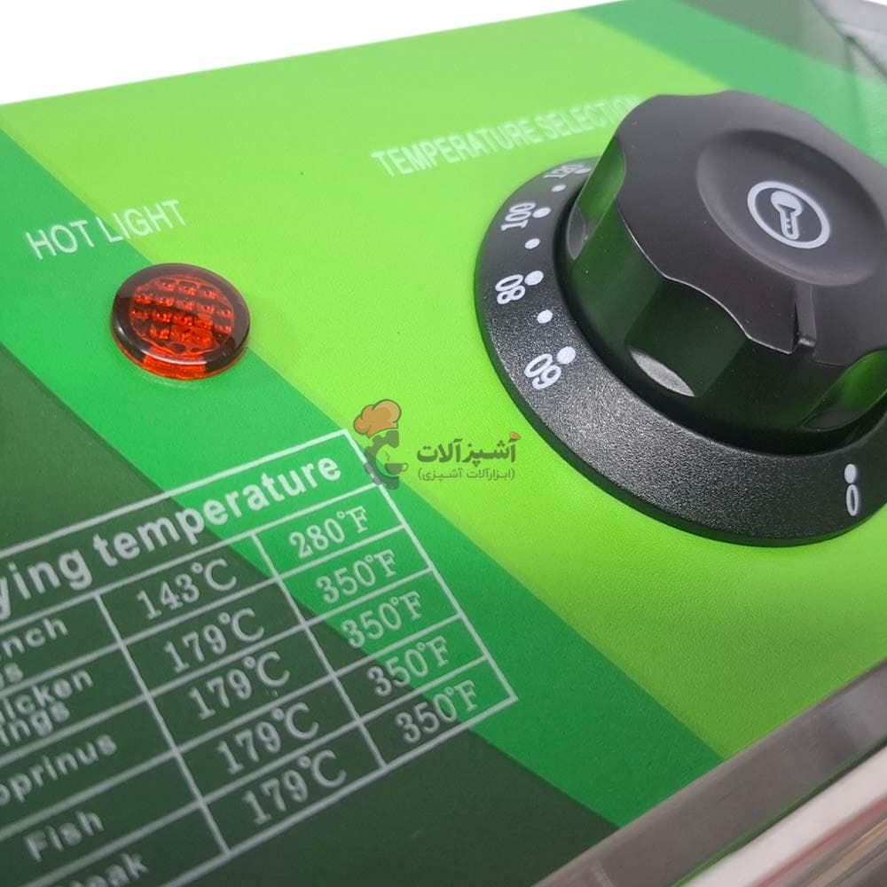 سرخ کن برقی اسمارت 6 لیتری تک لگن — تصویر ۵