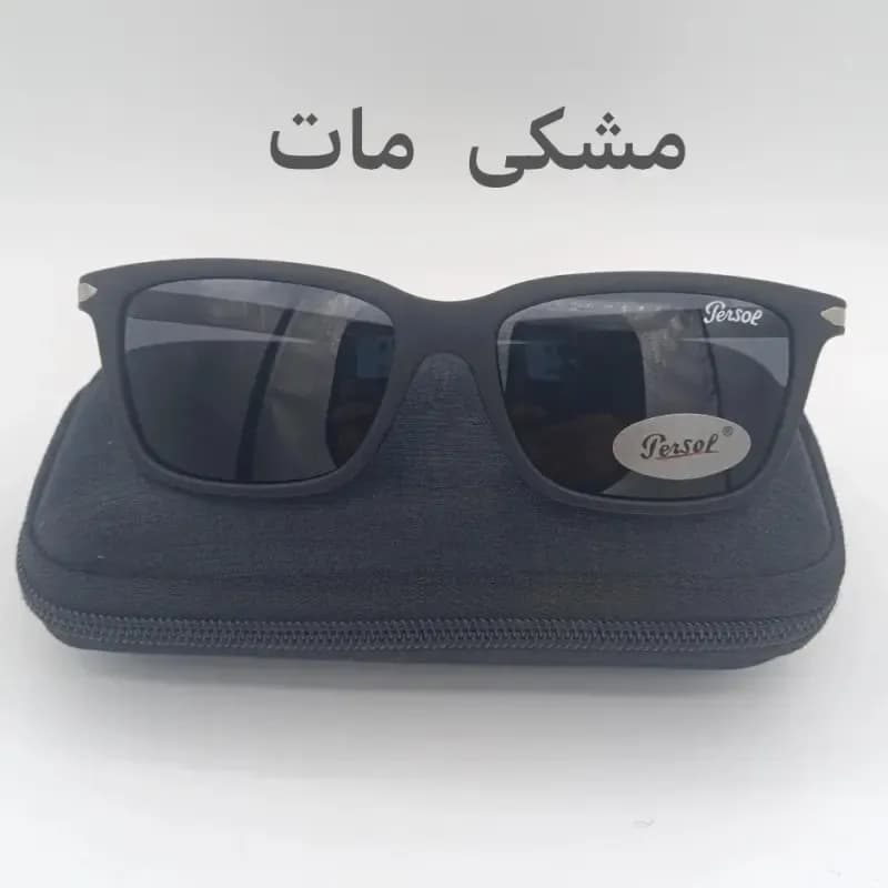 عینک آفتابی پرسول پلاریزه آیتم 8016 یو وی 400 دسته فنر مناسب آقایان و بانوان — تصویر ۵