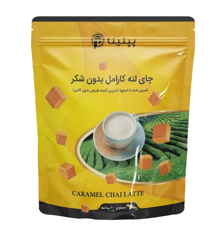 چای لته کارامل پپتینا 20 ساشه‌ای