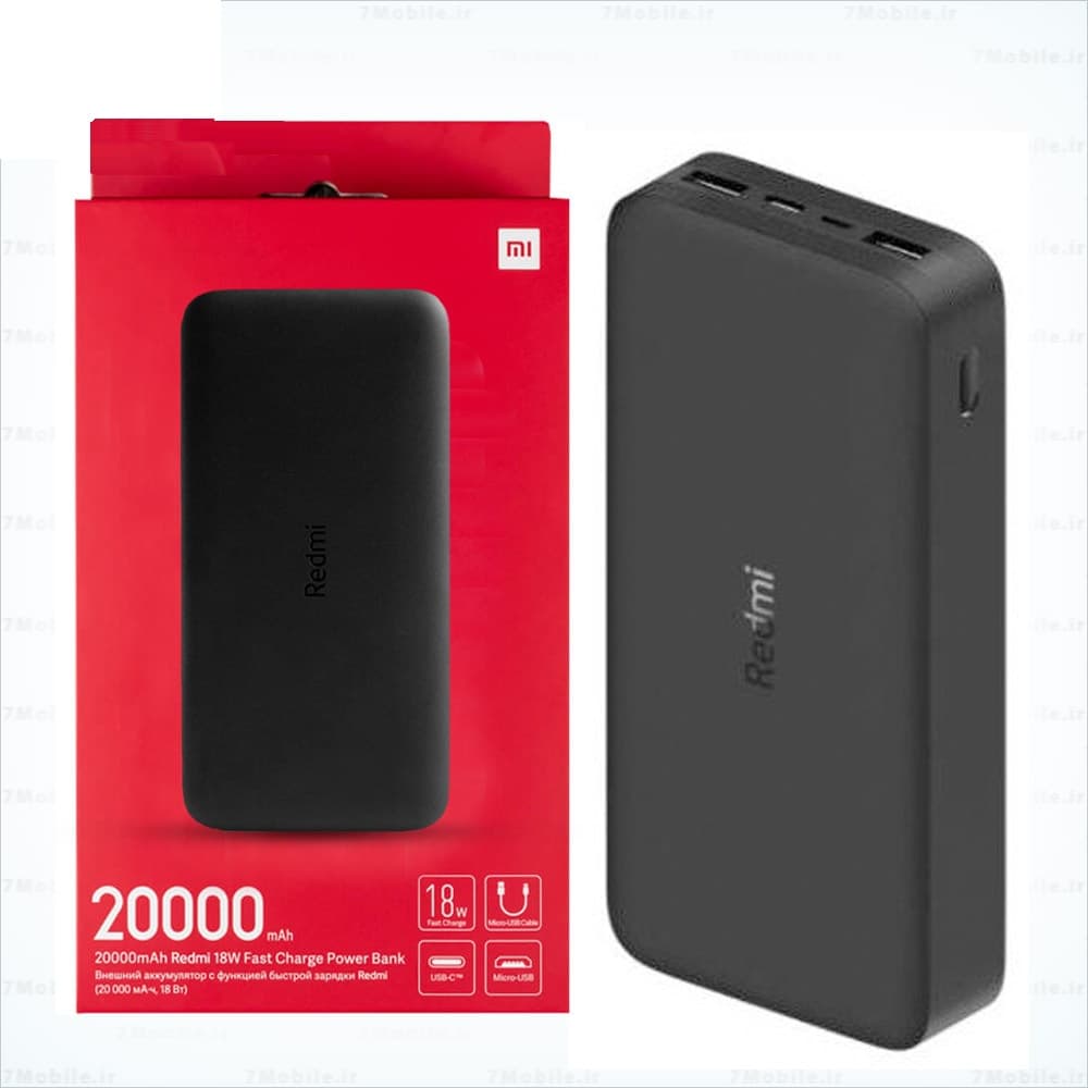 پاور بانک شیائومی مدل Redmi PB200LZM ظرفیت 20000 — تصویر ۴