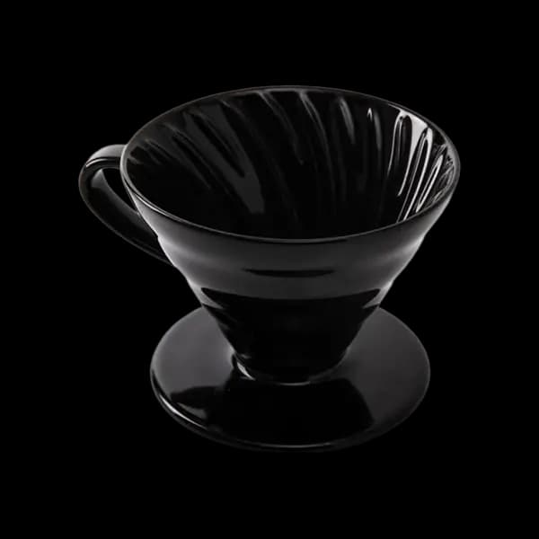 دریپر V60 سرامیکی مشکی 2-1 کاپ