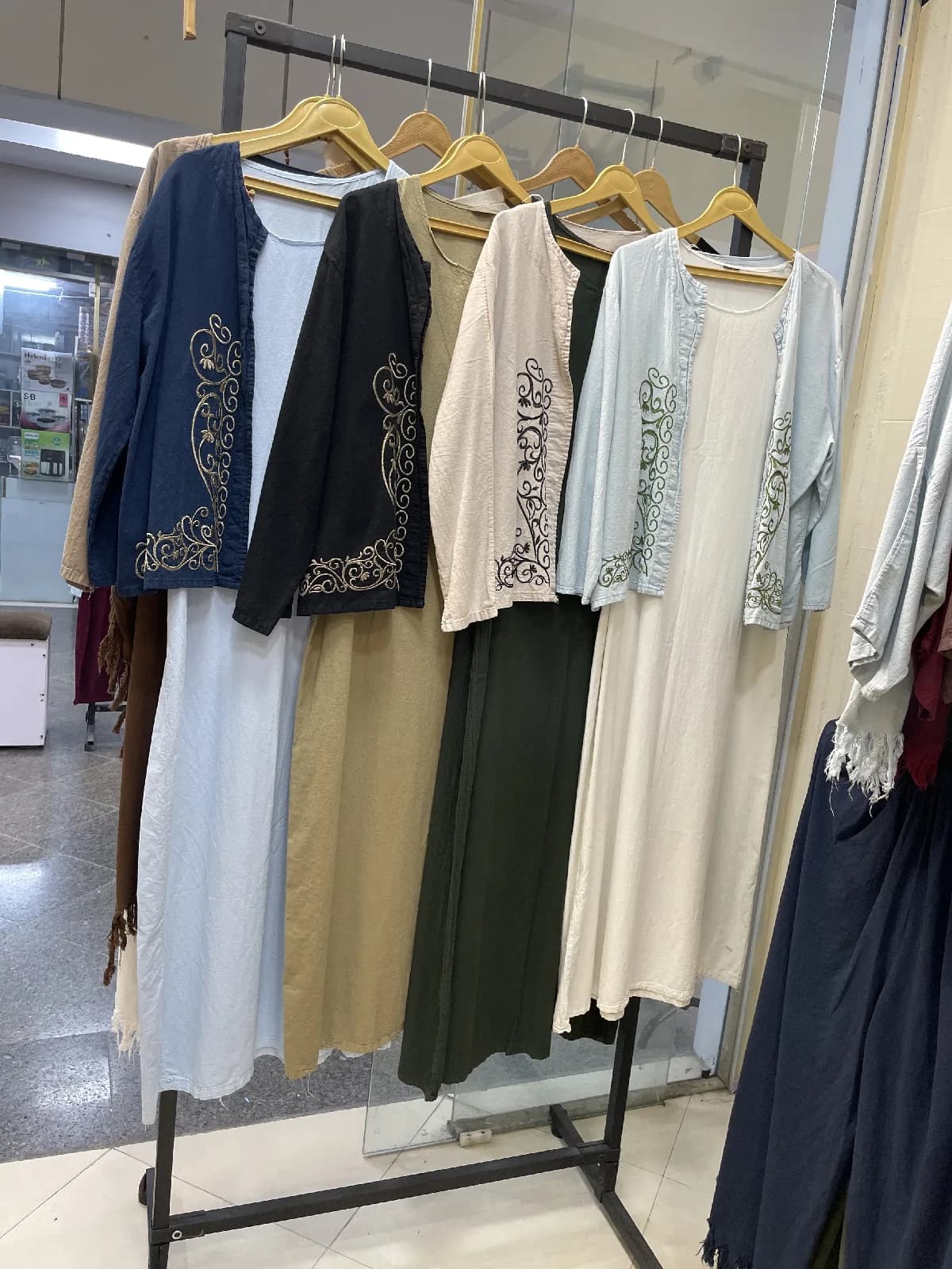 سارافن ساده قد 120 الیاف طبیعی — تصویر ۳