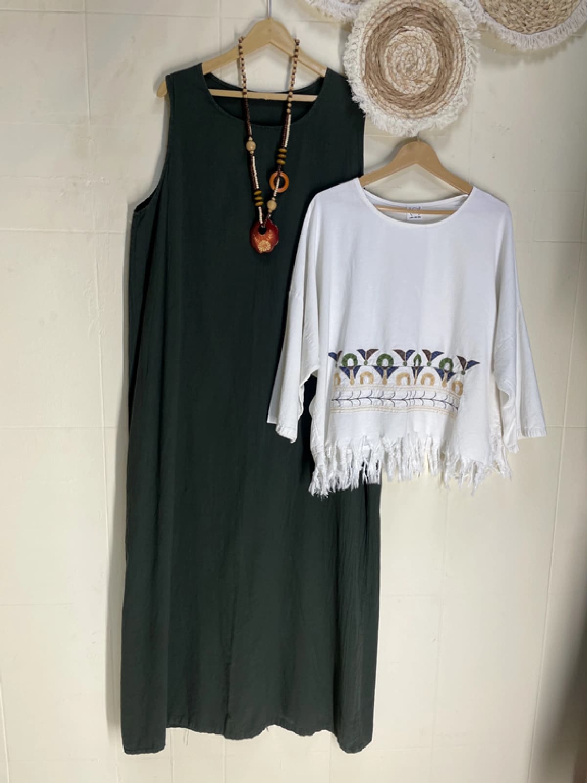 سارافن ساده قد 120 الیاف طبیعی