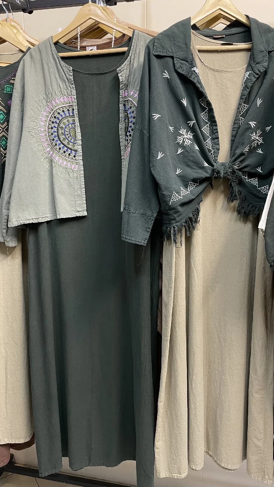 سارافن ساده قد 120 الیاف طبیعی — تصویر ۴
