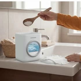 مینی لباسشویی پرودو مدل PDLFSTBPM9 ظرفیت ۱.۷ لیتر پرتابل و شارژی — تصویر ۲
