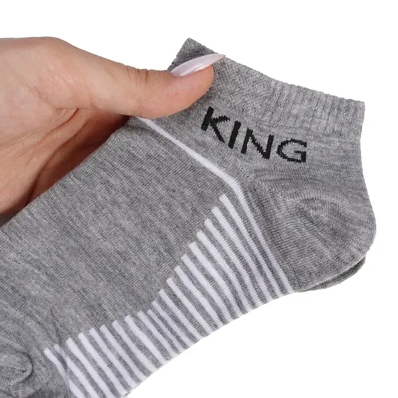 جوراب مچی مردانه نخی فری سایز راه راه KING — تصویر ۷