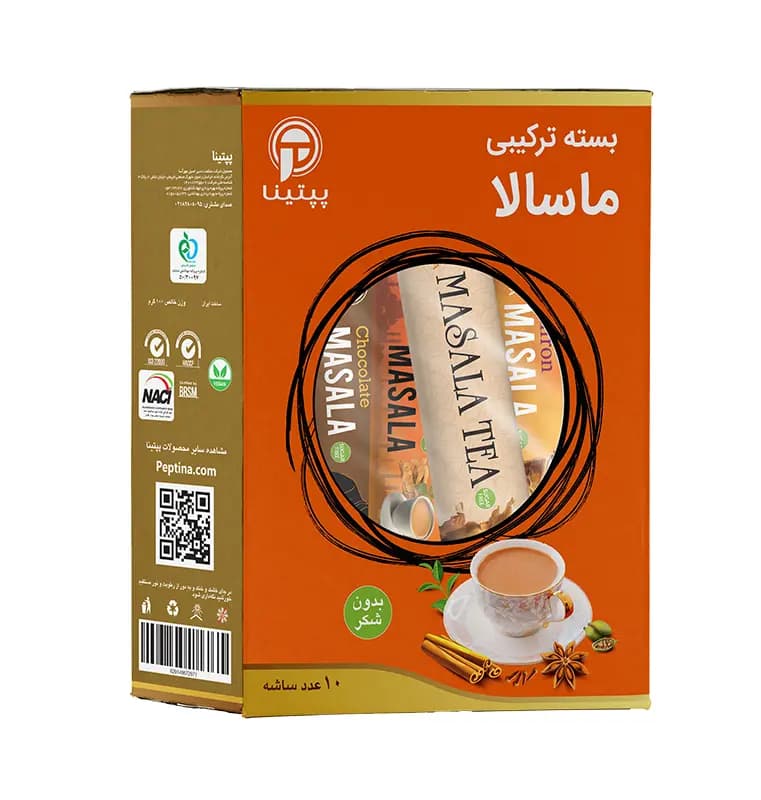 بسته ترکیبی چای ماسالا 10 عددی