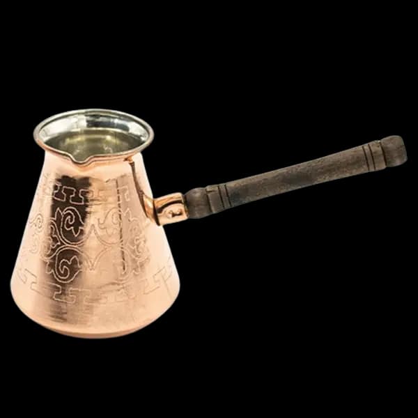 جذوه مسی قلم کاری دسته چوبی تبار سایز 4