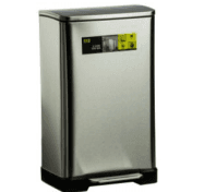 سطل 30 لیتر اسمارت طرح Cube رنگ استیل کد 9268-MT