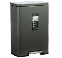 سطل 50 لیتر مستطیل اسمارت اسمارت طرح MADISON رنگ ناردوگری کد 9361-P-NG