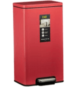 سطل 30 لیتر مستطیل اسمارت اسمارت طرح MADISON رنگ قرمز کد 9361-P-BR