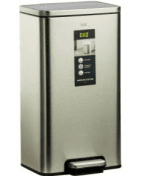سطل 30 لیتر مستطیل اسمارت اسمارت طرح MADISON رنگ استیل کد 9361-MMT