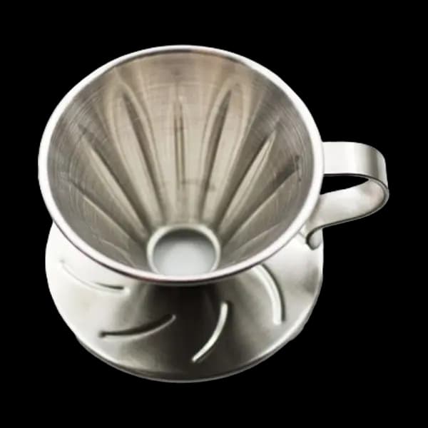 دریپر V60 استیل سایز بزرگ — تصویر ۲