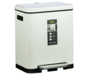 سطل 20 لیتر مستطیل اسمارت طرح PRO رنگ سفید کد 2368-MP-WH