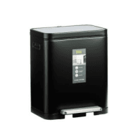 سطل 20 لیتر مستطیل اسمارت طرح PRO رنگ مشکی کد 2368-MP-BL