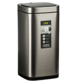 سطل 21 لیتر الکترونیکی اسمارت طرح ECOSMART رنگ استیل کد 9252RGMT