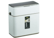 سطل 8 لیتر الکترونیکی اسمارت طرح نارو رنگ سفید کد 9240RP-MW