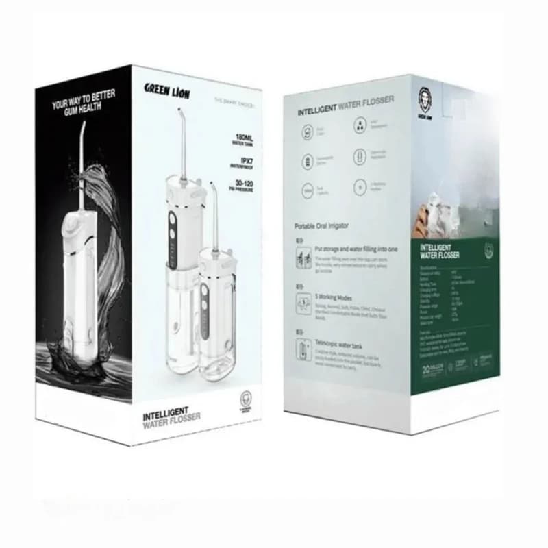واترجت دندان و دهان شوی گرین لاین مدل GREEN LION GNPROR180MLWH ORAL سفید — تصویر ۲