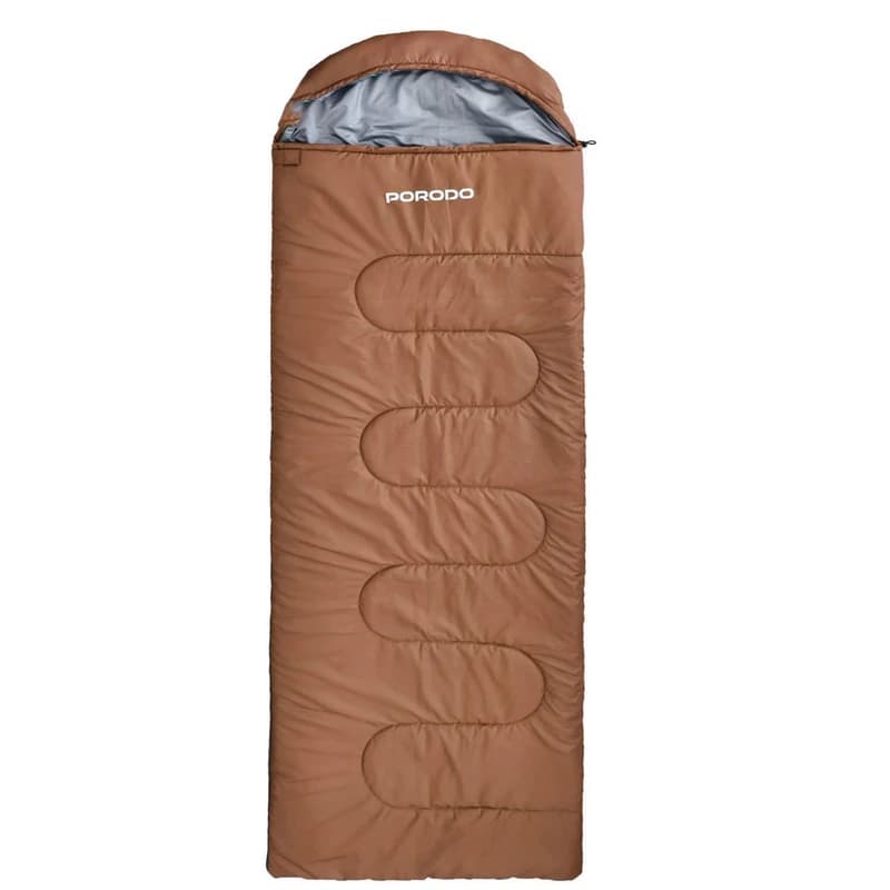کیسه خواب حرارتی کمپینگ پرودو مدل PORODO PD-LFST024-BR Power Heating Sleeping قهوه ای