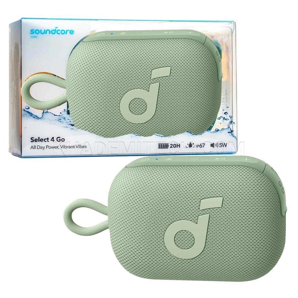 اسپیکر بلوتوثی پرتابل انکر مدل ANKER Soundcore Select 4 Go A31X1161 سبز — تصویر ۳
