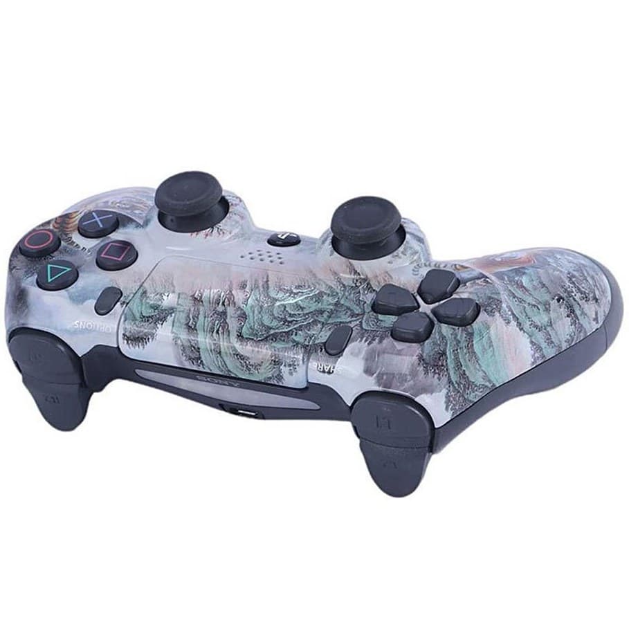 دسته بازی های کپی سونی مدل SONY DUALSHOCK PS4 طرح TIGER — تصویر ۳