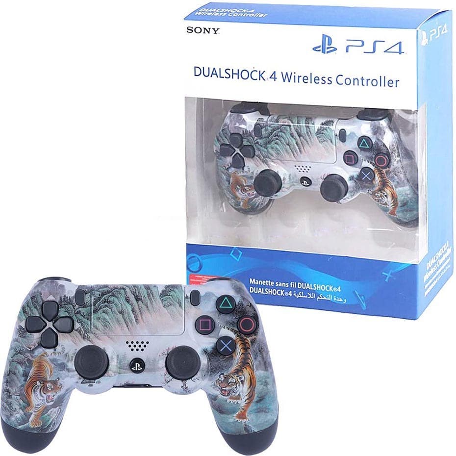 دسته بازی های کپی سونی مدل SONY DUALSHOCK PS4 طرح TIGER
