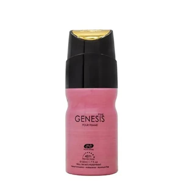 مام رول ضد تعریق زنانه عمادآرا مدل Genesis Pink جنسیس پینک حجم 50 میل