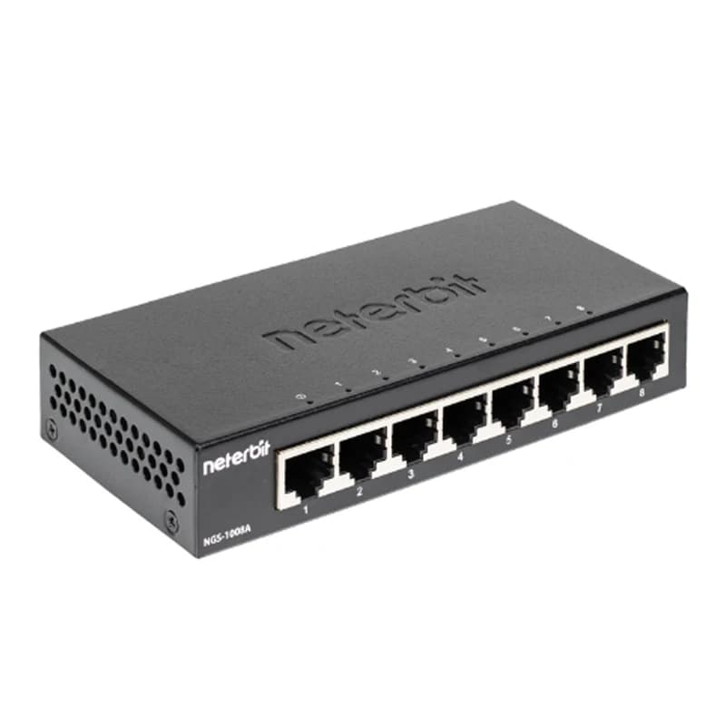 هاب سوئیچ 8 پورت نتربیت مدل NETERBIT NES-1008A — تصویر ۲