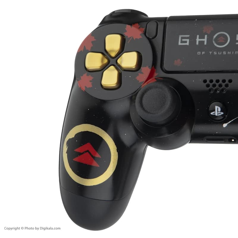 دسته بازی های کپی سونی مدل SONY PS4 Dualshock 4 HIGH COPY طرح Ghost of Tsushima — تصویر ۳