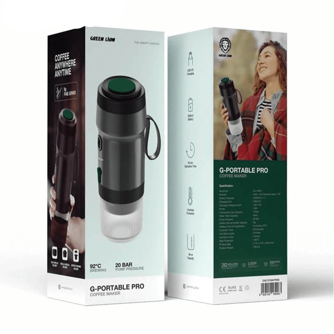 قهوه‌ساز قابل حمل گرین‌لاین Green Lion G-PORTABLE PRO — تصویر ۲