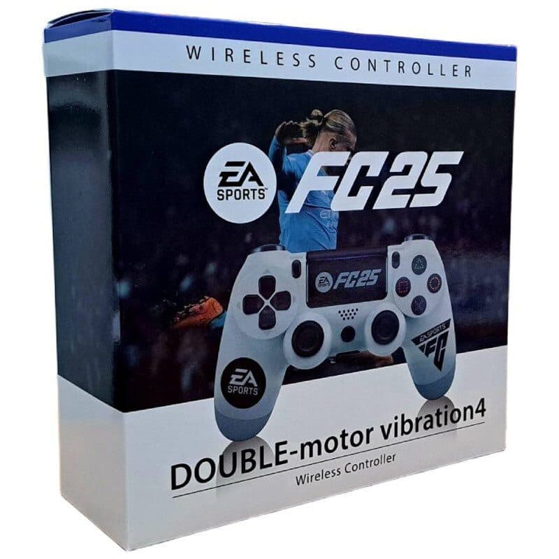 دسته بازی های کپی سونی مدل SONY DUALSHOCK PS4 طرح FC25 سفید مشکی — تصویر ۵