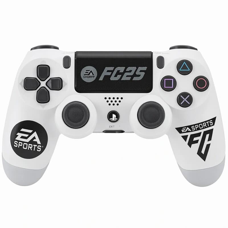 دسته بازی های کپی سونی مدل SONY DUALSHOCK PS4 طرح FC25 سفید مشکی