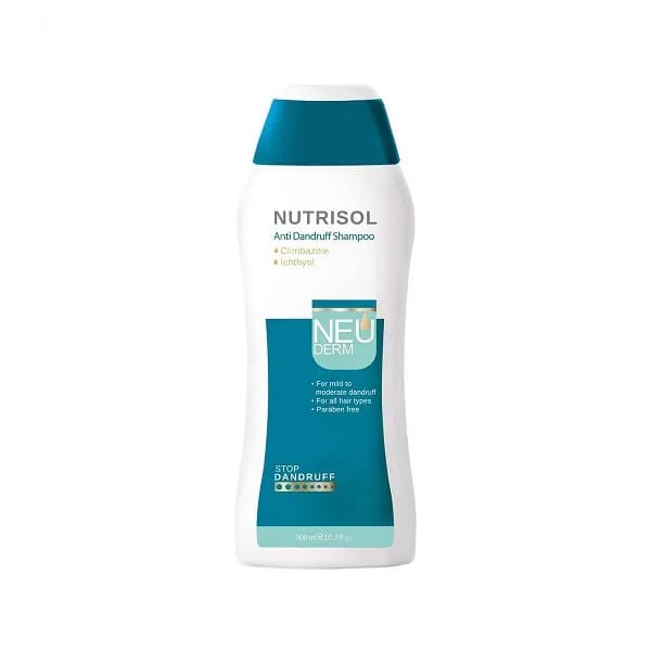 شامپو نئودرم NEUDERM NUTRISOL مدل ضد شوره حجم 300 میلی لیتر