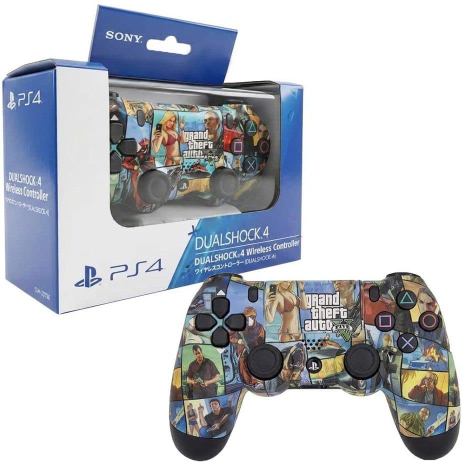 دسته بازی های کپی سونی مدل SONY DUALSHOCK PS4 طرح GTA V