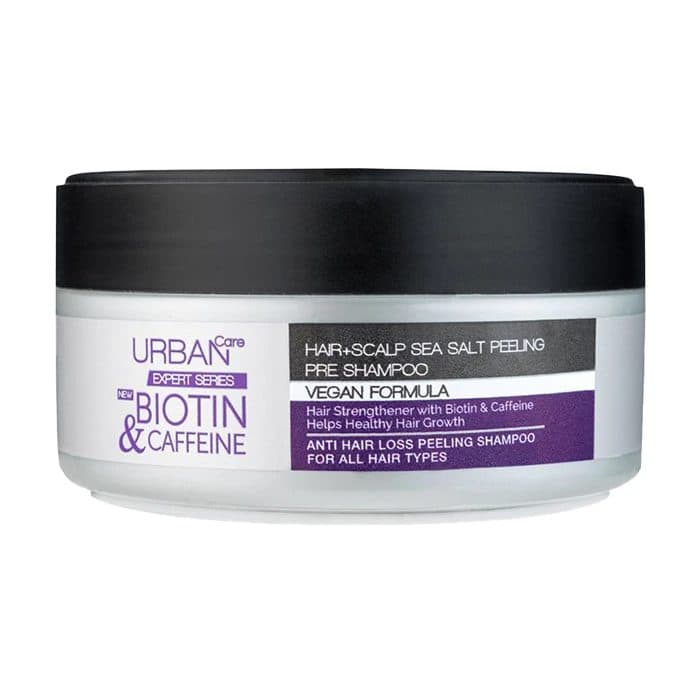 اسکراب مو اوربان کر URBAN CARE مدل BIOTIN and CAFFEINE وزن 200 گرم — تصویر ۳