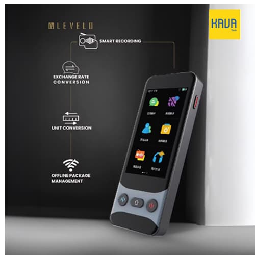دستگاه ترجمه آفلاین و آنلاین Levelo FluentLink – باتری 1500mAh| خاکستری — تصویر ۳