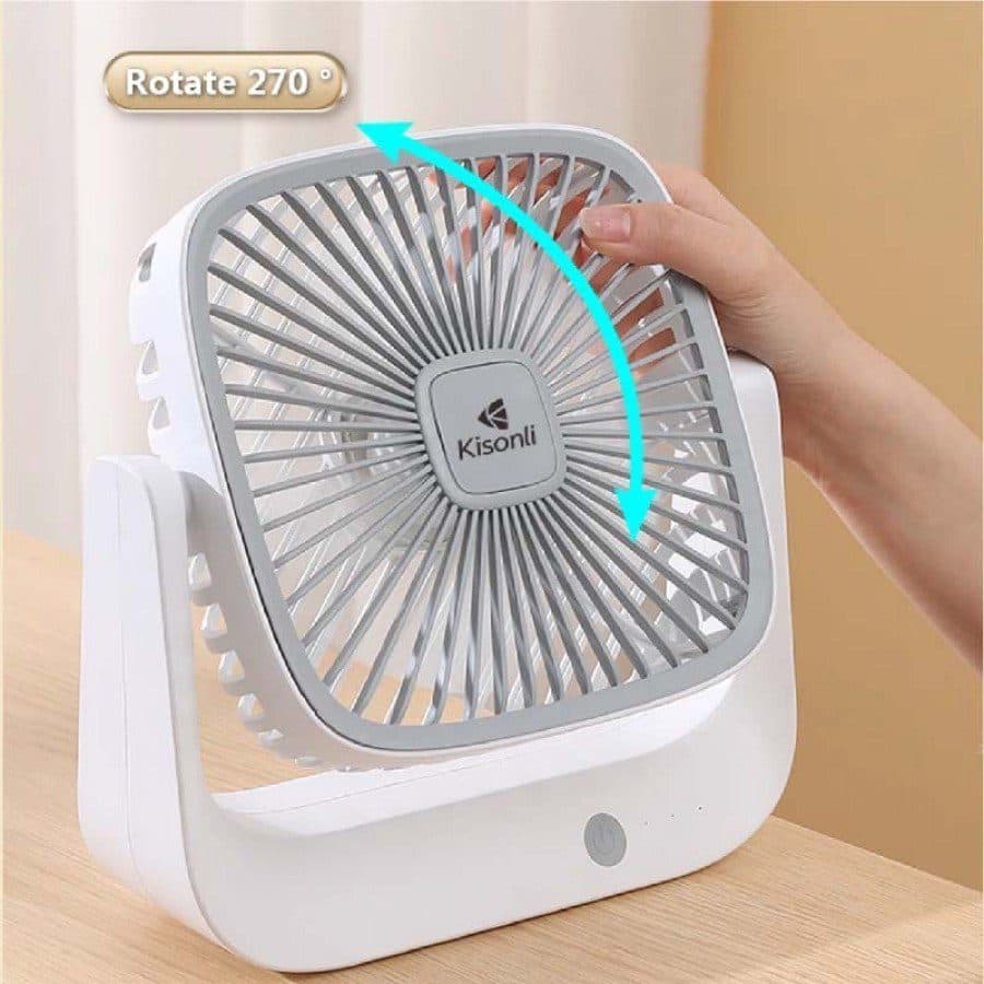 پنکه رومیزی کیسونلی مدل KISONLI F101 سبز — تصویر ۲