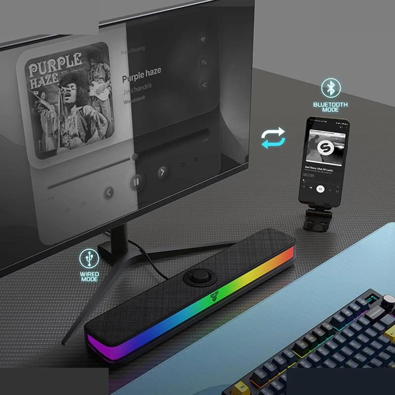 اسپیکر ساندبار فنتک مدل FANTECH BS151 GROOVE BAR PRO مشکی — تصویر ۷