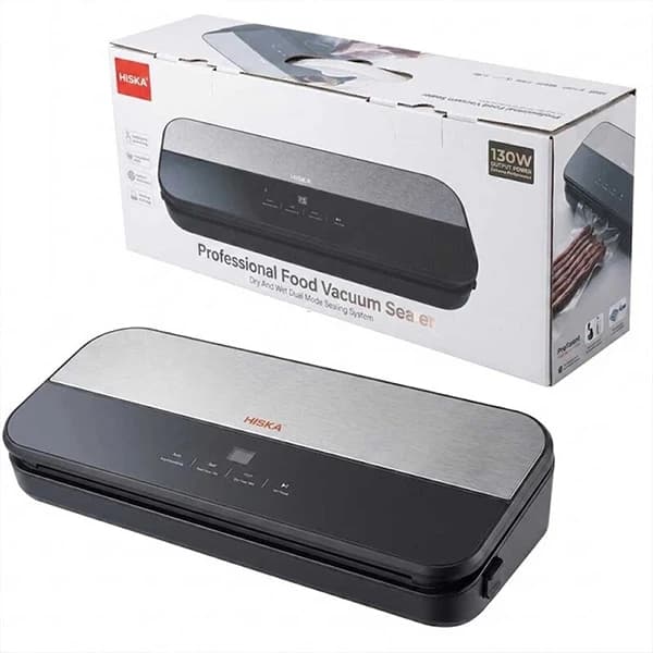 دستگاه وکیوم و بسته‌بندی مواد غذایی هیسکا مدل HISKA HR-82 Food Vacuum Sealer — تصویر ۳