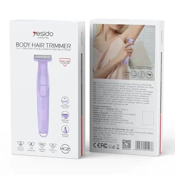 ماشین اصلاح بدن یسیدو مدل YESIDO MG26 Body Hair Trimmer