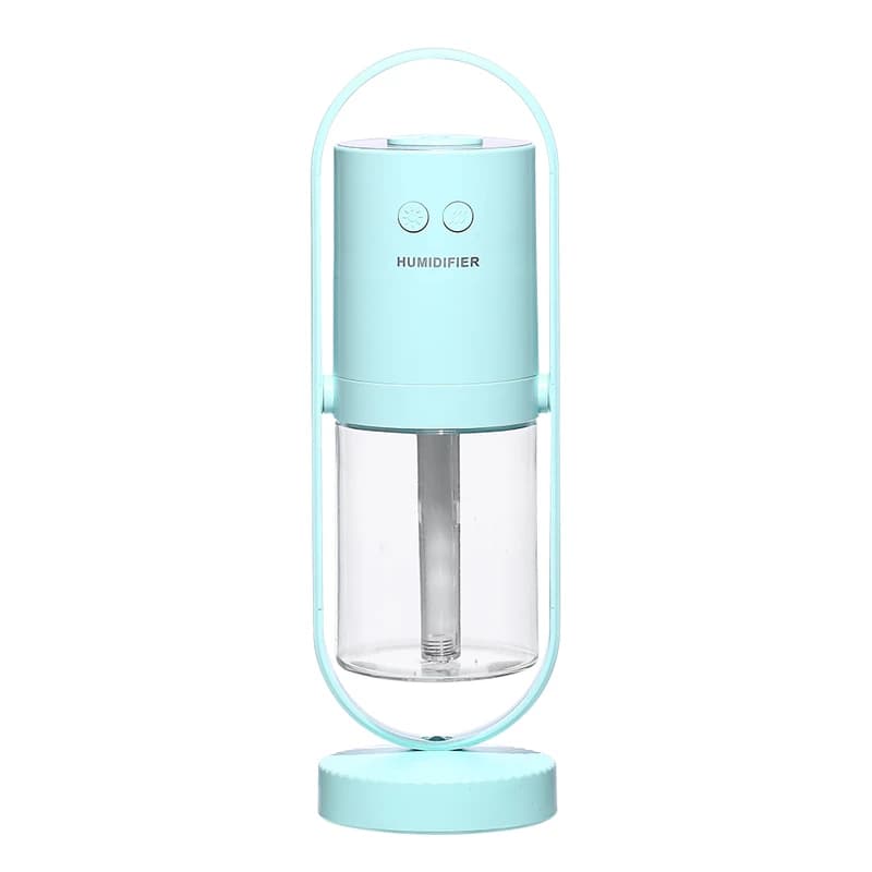 دستگاه بخور سرد و چراغ خواب مدل Humidifier Magic Shadow آبی