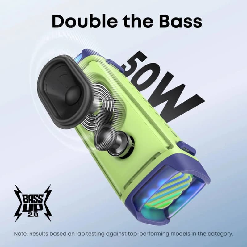 اسپیکر بلوتوثی پرتابل انکر مدل ANKER Soundcore Boom3i D5100010 رنگ مشکی — تصویر ۴