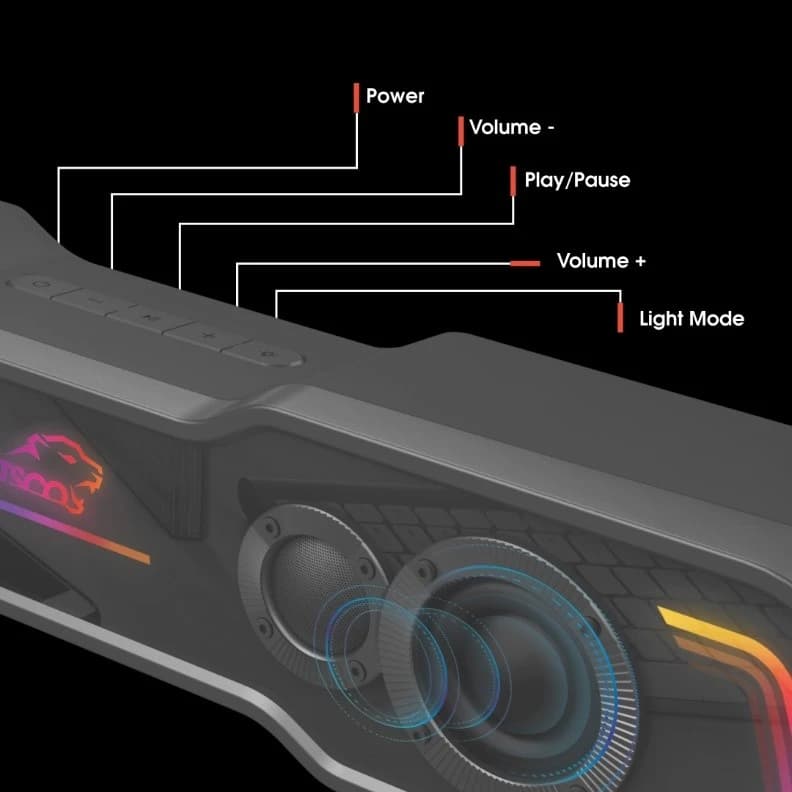اسپیکر ساندبار تسکو مدل TSCO GS 23364 SoundBar — تصویر ۸