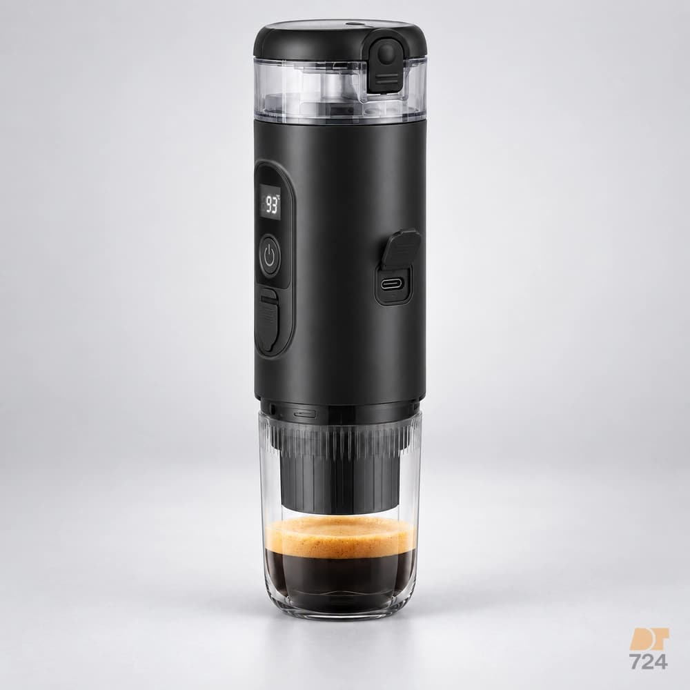 اسپرسو ساز شارژی قابل حمل مدل PORTABLE ESPRESSO MACHINE JY-001BX — تصویر ۹