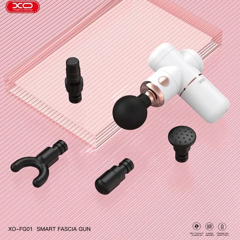 ماساژور تفنگی ایکس او مدل XO GUN FG01 سفید — تصویر ۶